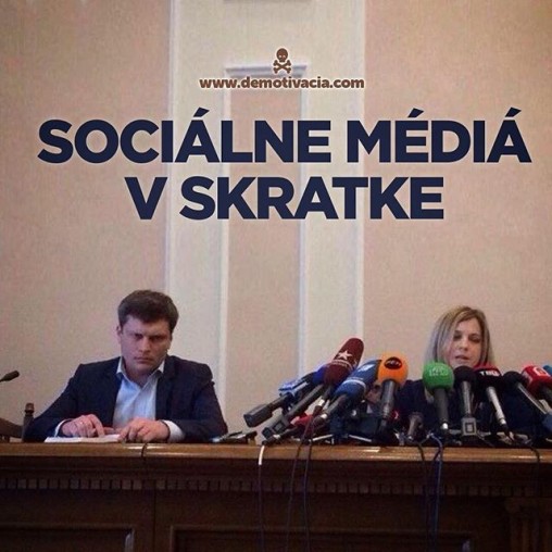 Sociálne médiá v skratke