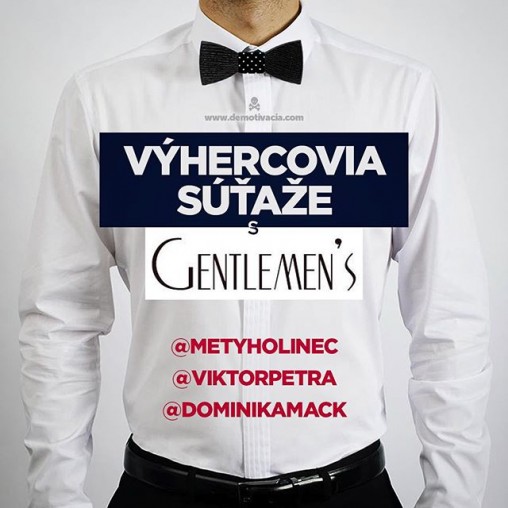 Vyhodnotenie súťaže s Gentlemen`s