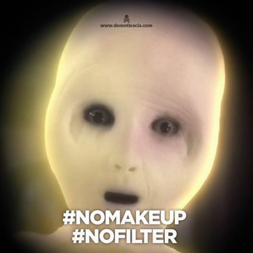 no makeup, no filter, all natural
