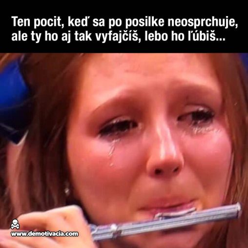 Ten pocit, keď sa po posilke neosprchuje, ale ty ho aj tak vyfajčíš, lebo ho ľúbiš